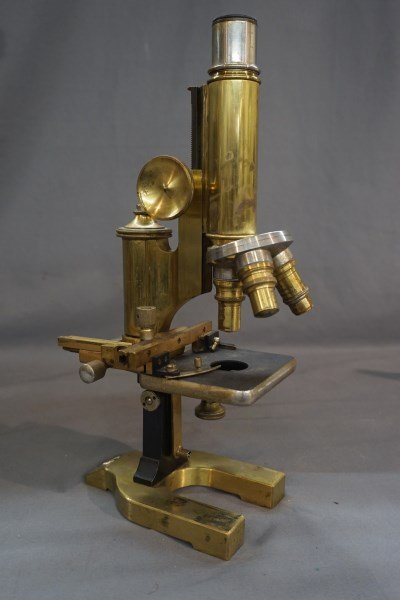 19th Century Queen's Philadelphia Brass Microscope (1 of 9)