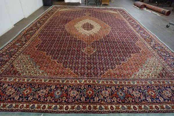 Palace Size 12' 8 X 19' Persian Tabriz Carpet (1 of 9)