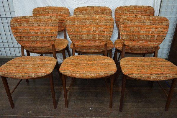 Six (6) NIELS VODDER DENMARK CHAIRS (1 of 4)