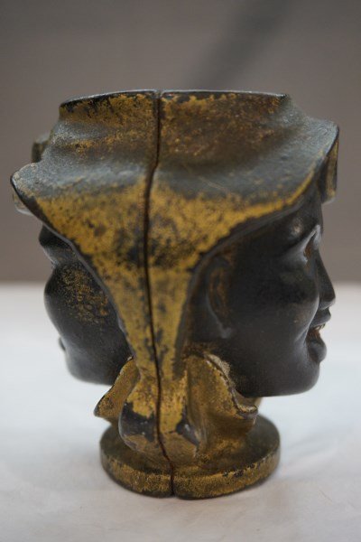 A.C. Williams c.1905 Two-Faced Black Boy Still Bank (1 of 4)