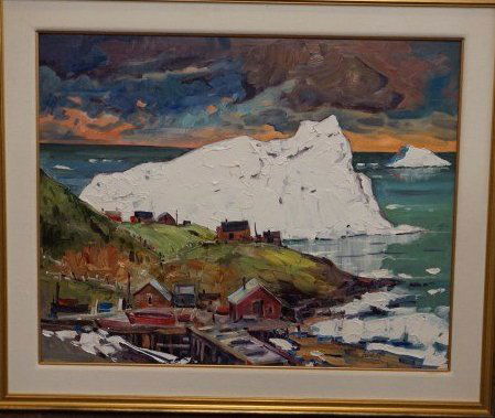Bruno Cote (Canadian b.1940) An Iceberg (1 of 3)