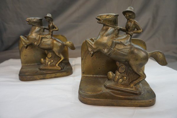Vintage Frankart Cowgirl  Bookends (1 of 3)