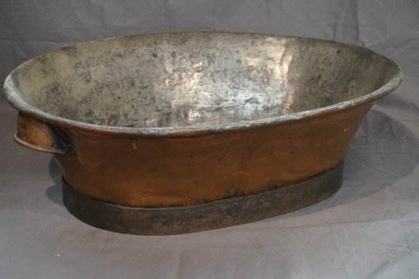 John Johanssen 19th Century Copper Wash Tub (1 of 4)
