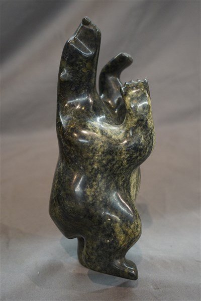 Canadian Inuit Carving of Reaching Polar Bear (1 of 7)