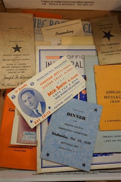 Democratic Paper Ephemera Lot (1 of 5)