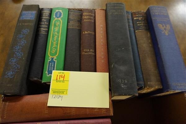 Twelve (12)  Estate Library Book Lot (1 of 4)