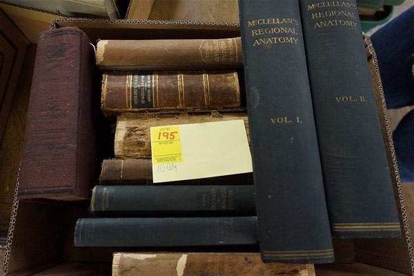 Ten (10) 19th Century Anatomy Books (1 of 5)