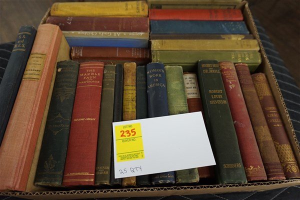 Qty of 25 Estate Library Books Lot (1 of 3)