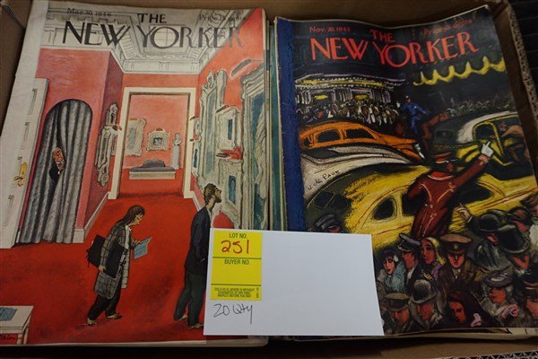 Lot (20) Magazines: 1940's The New Yorker (1 of 6)