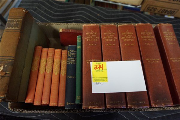 Qty of 15 Estate Library Books Lot (1 of 2)