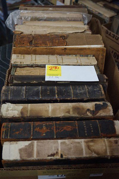Qty of 14 Estate Library Books Lot (1 of 4)