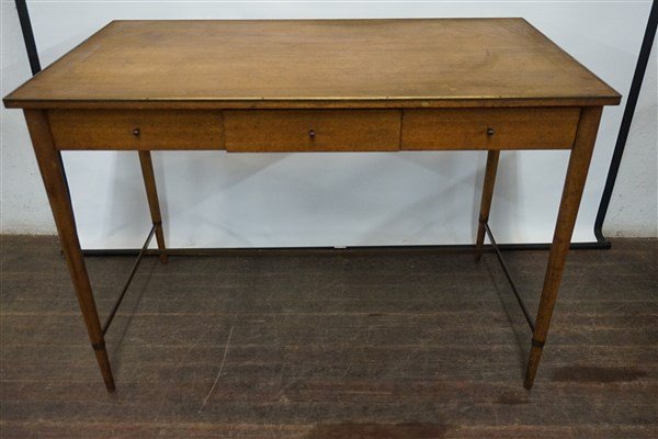 Paul McCobb Connoisseur Desk: Paul McCobb Desk Signed in drawer Connoisseur Collection H.Sachs & Sons Brookline, Mass. c.1956 Dimensions: 29 1/2" H X 42"w X 24"d _x000D_ Inv. 34