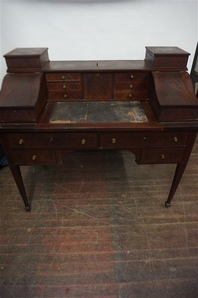 19th Century Carlton House Style Mahogany Desk (1 of 10)