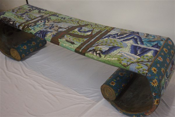 Important Chinese Cloisonne Kang Table (1 of 8)