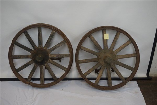 Early 1900's  Chevrolet Automobile Wheels (1 of 3)