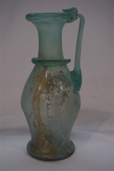 Roman Glass Handled Bottle (1 of 4)