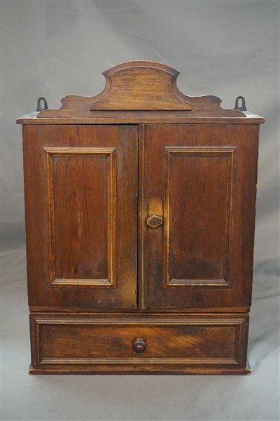 19th Century Hanging  Pine Spice Box (1 of 3)