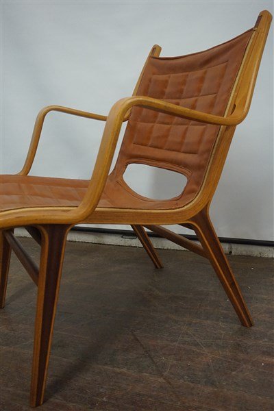 Mid Century Bentwood Chair with Inlay (1 of 7)