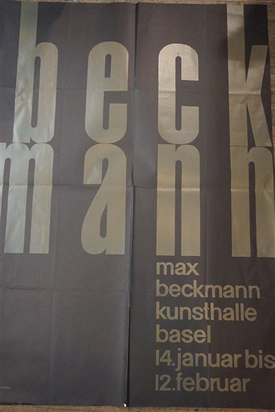 Max Beckmann Orig. 1956 Exhibition Poster (1 of 3)