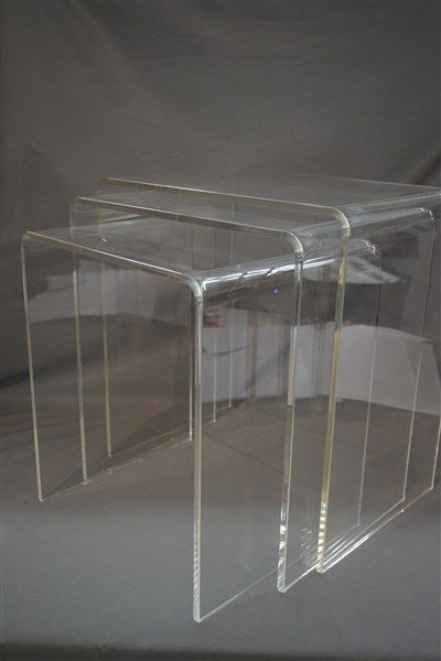 Vintage Nesting Lucite Tables (1 of 3)