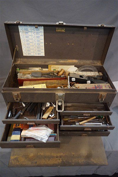 Kennedy Machinist Tool Box with Contents (1 of 8)