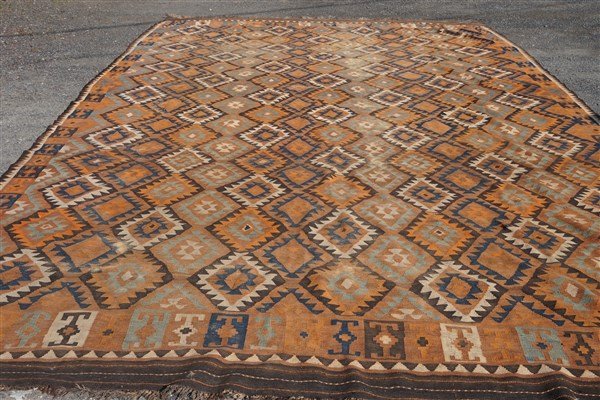 Antique Caucasian Kilim Rug 17ft X 11ft (1 of 8)