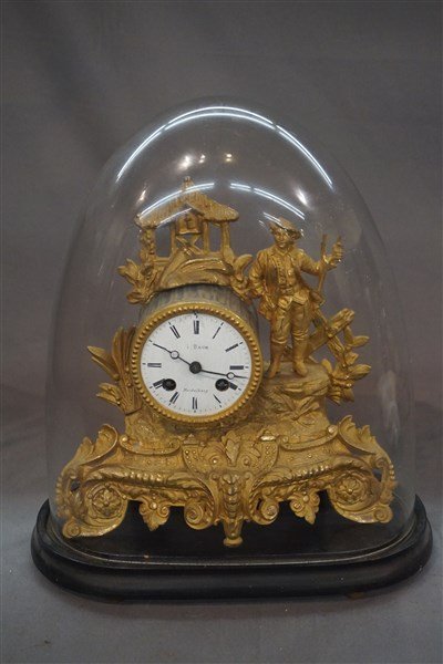 19th Century French Gold Gilt Mantel Clock (1 of 6)