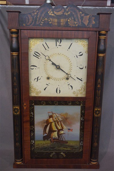 19th C. Nautical Theme  Eli Terry Shelf Clock (1 of 6)