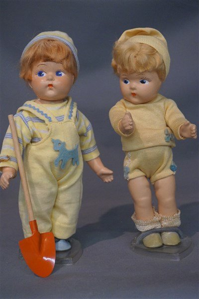 Early Vogue Ginny Toddles Dolls c. 1940's (1 of 5)