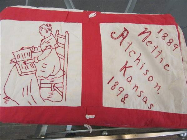 Nettie Atchison Kansas 1889-1898 Sampler Quilt (1 of 10)