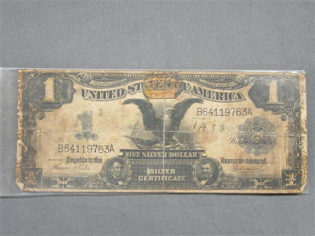 1899 $1 Black Eagle Silver Certificate (1 of 2)