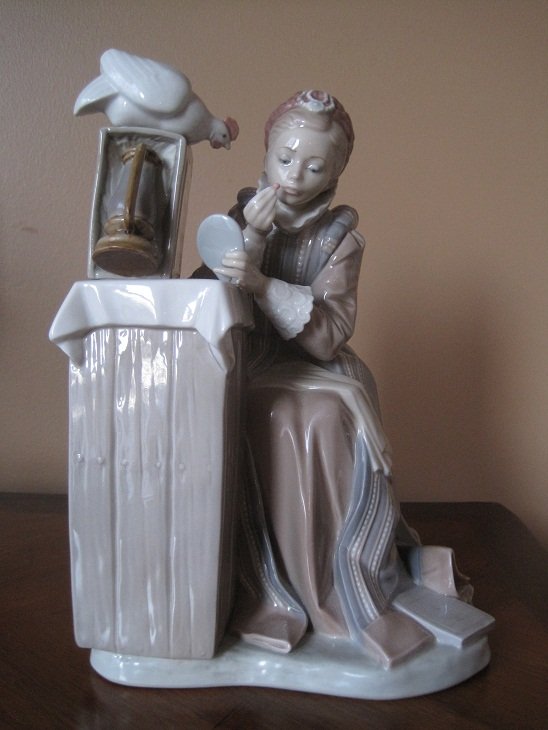 Lladro Summer Stock Norman Rockwell Collection Retired: Lladro Summer Stock Norman Rockwell Collection Retired 1984Item does not come with original box.
