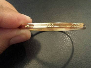 22K Yellow Gold Child Bangle Bracelet: Pre-owned 22K Yellow Gold Bangle Bracelet Bracelet weighs 8.1 grams and measures 2 1/8" in diameter