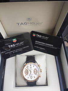 Tag Heuer Grand Carrera 18k/Stainless Steel Watch