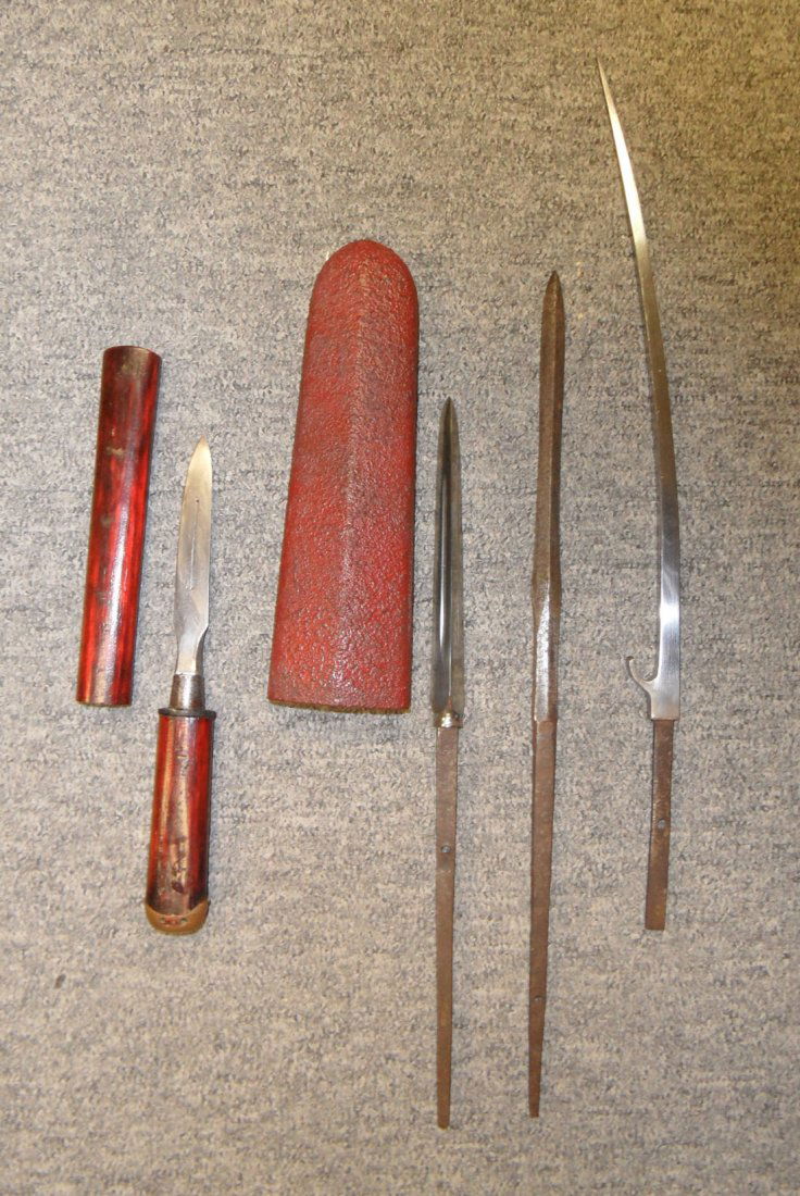 Three Japanese Spear Heads Yari And A Further Spike Jun 24 15 Thomas Del Mar Ltd In United Kingdom Three Japanese Spear Heads Yari And A Further Spike Jun 24 15 Thomas Del Mar Ltd In United Kingdom