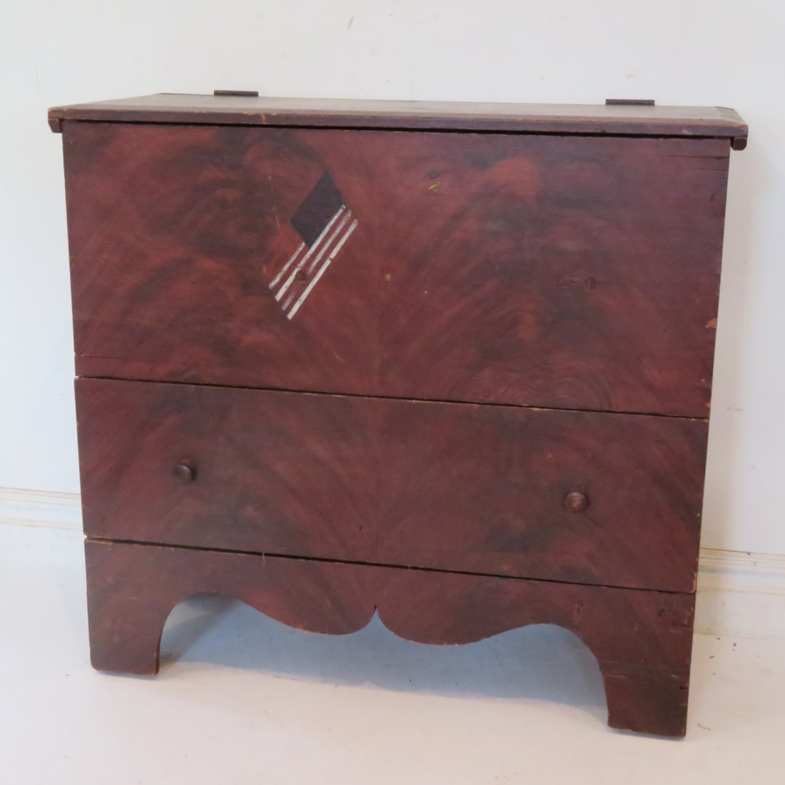 Paint decorated mule chest (1 of 6)