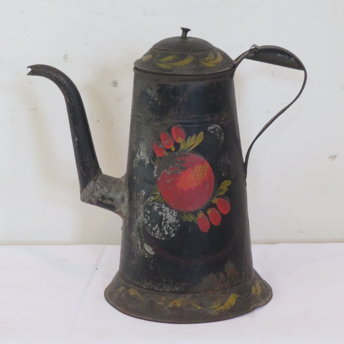 Early toleware coffee pot (1 of 6)