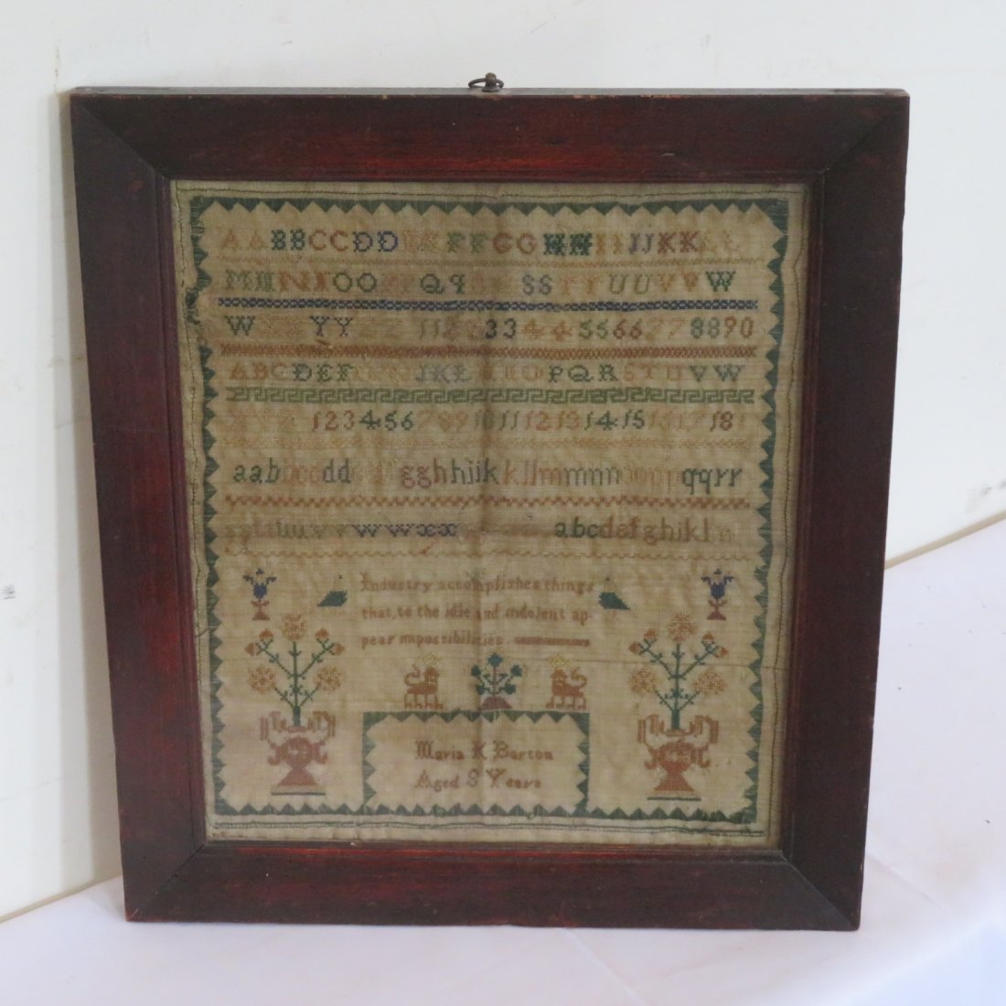 Early schoolgirl sampler (1 of 5)