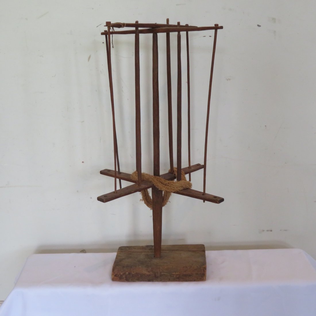 Early wood yarn winder (1 of 5)