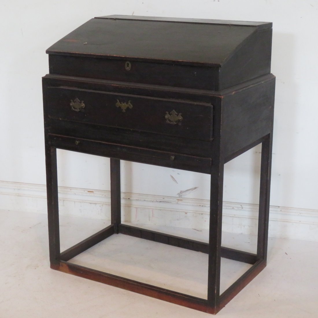 18th century stretcher base desk (1 of 10)