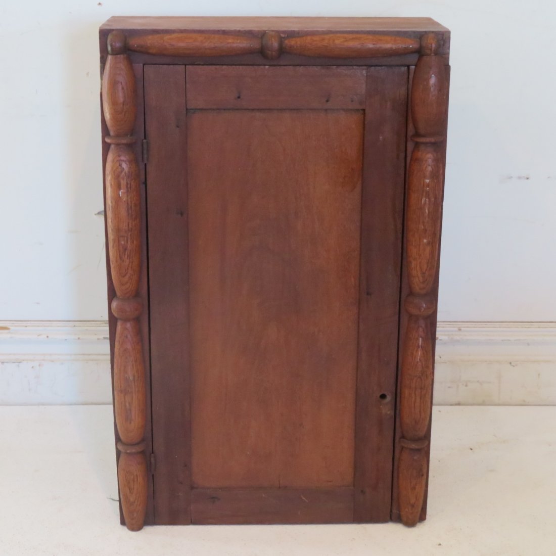 Walnut hanging cupboard (1 of 4)