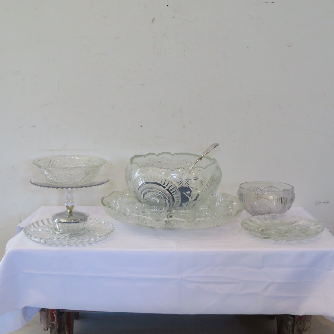 20 pcs of pressed glass (1 of 4)