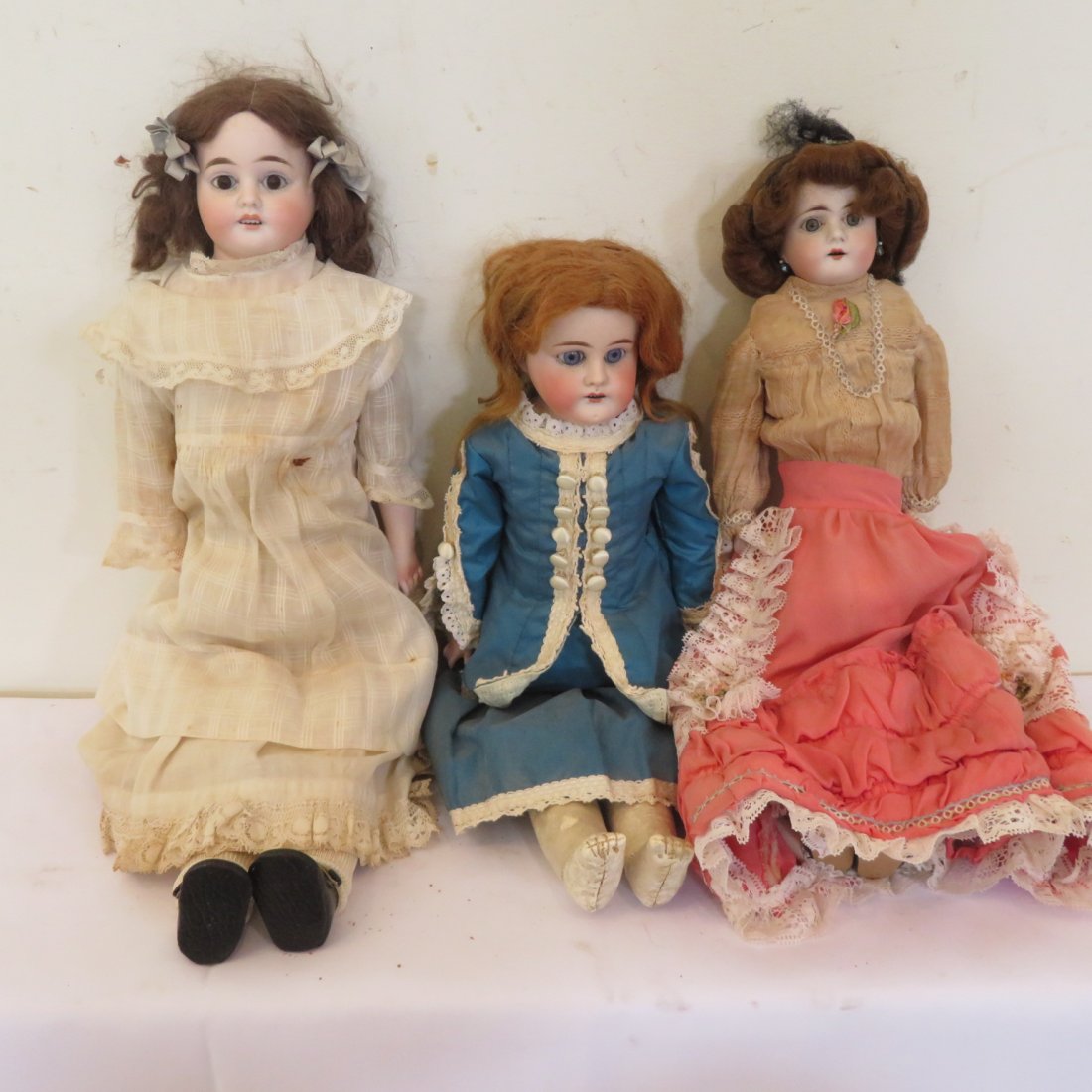 3 German bisque dolls (1 of 4)