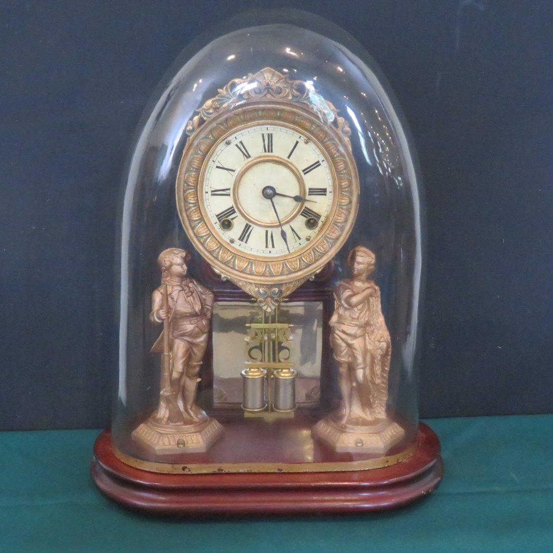 American Ansonia Crystal Palace mantle clock (1 of 4)