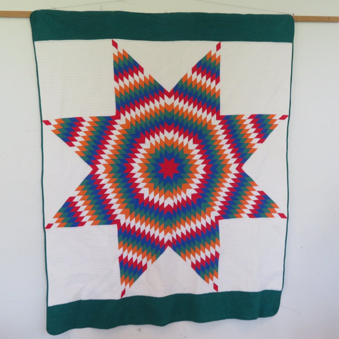Ohio star hand stitched quilt (1 of 4)