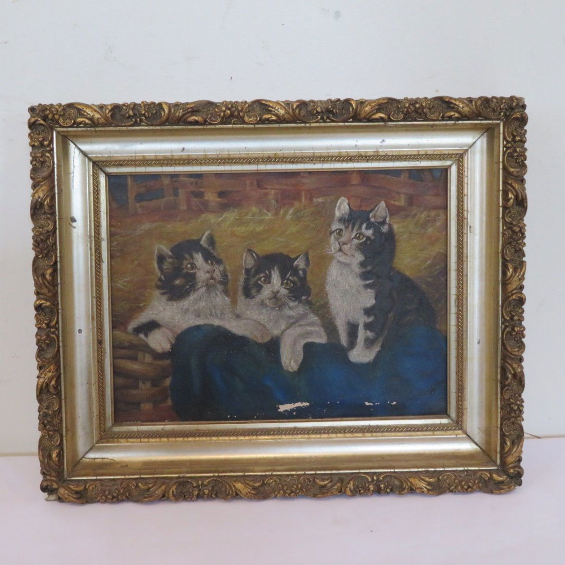 Oil painting of kittens (1 of 5)