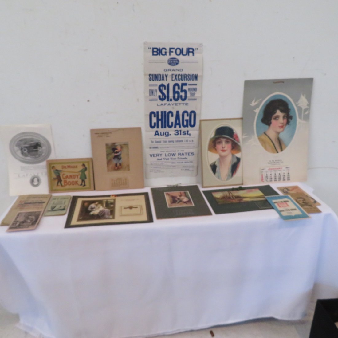 Large group of Lafayette ephemera (paper) (1 of 6)