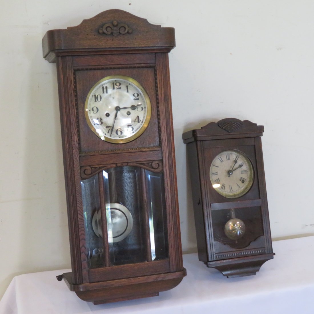 2 German box clocks 8 day (1 of 4)