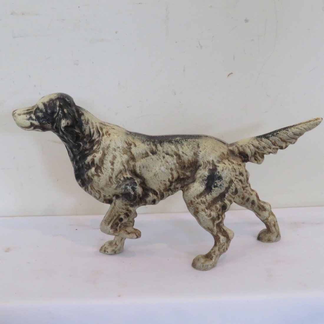 English Setter cast iron door stop (1 of 3)