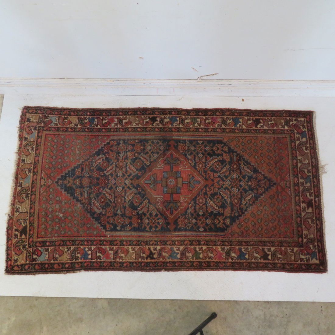 Semi-antique Hamadan oriental rug (1 of 7)